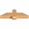 Ekena Millwork Eugene Smooth Timber Gable Bracket, Western Red Cedar, 36"W x 12"H x 5 1/2"D x 5 1/2"F, 8/12 Pitch GBW036X12X0606EUG00SWR - alternate 4
